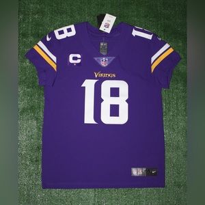 Authentic Minnesota Vikings Justin Jefferson Nike Vapor Elite Jersey Size 44/L